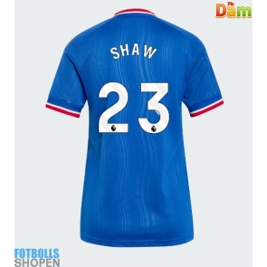 Billiga Manchester United Luke Shaw #23 Bortatröja Dam 2026-27 Kortärmad